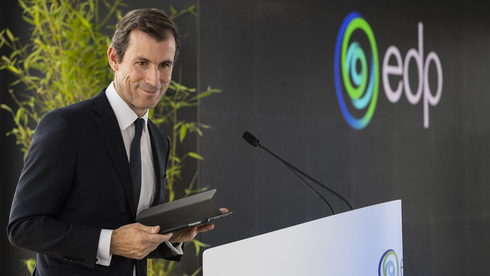 Inauguração da central solar flutuante da EDP na barragem do Alqueva - 15JUL22