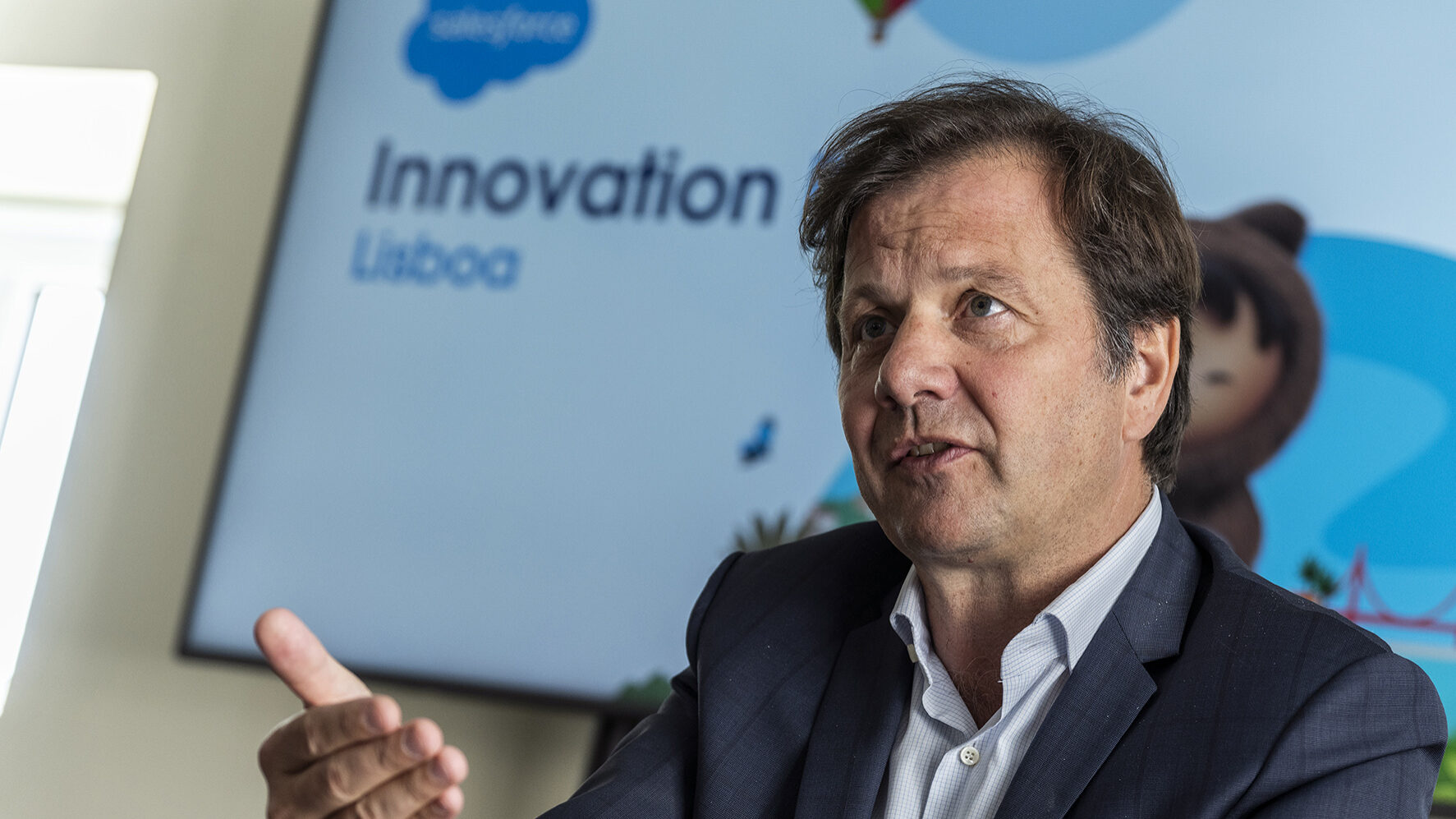Denis Terrien, CEO Salesforce South Europe, Middle East and Africa, em entrevista ao ECO - 06JUL22