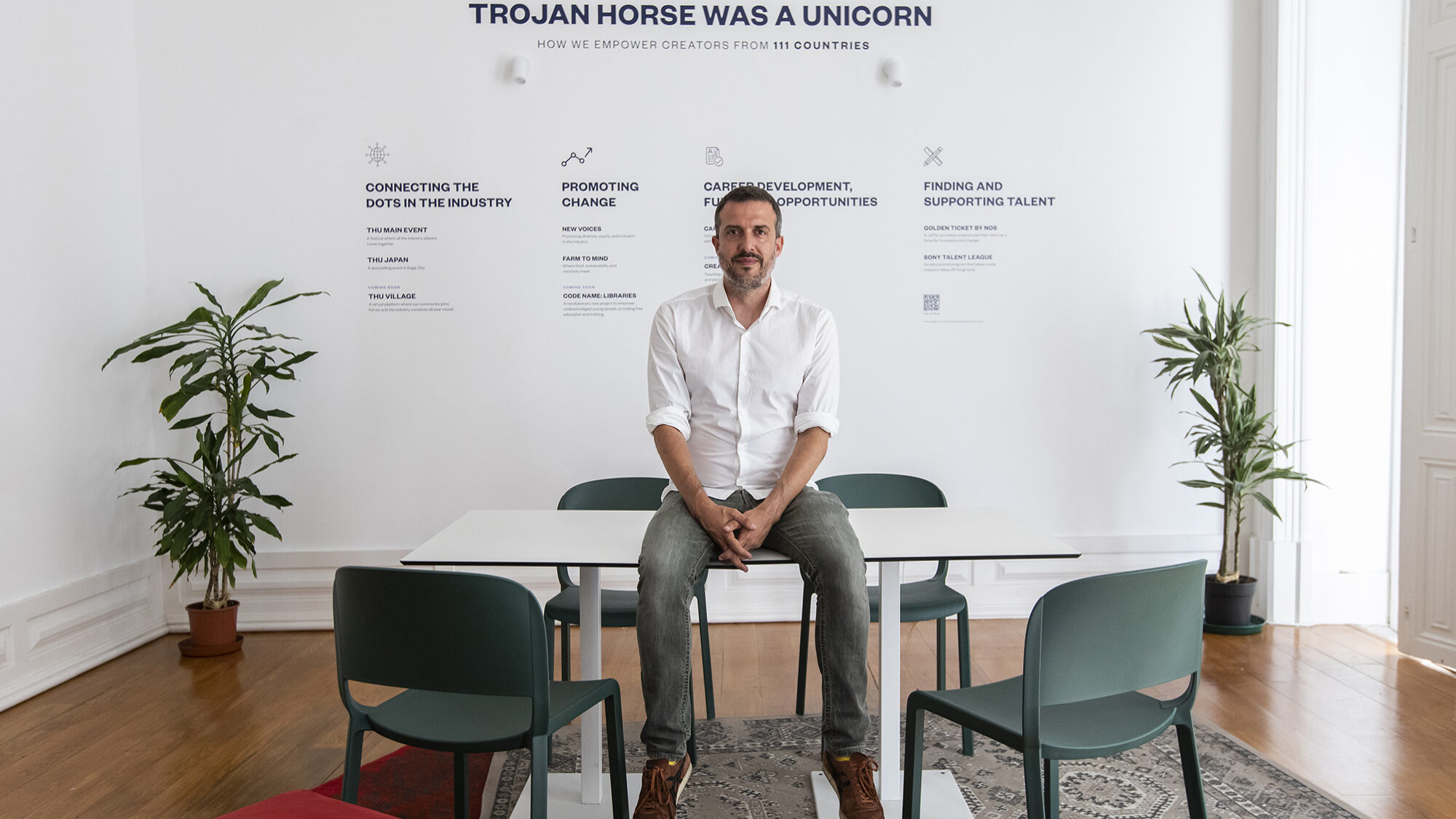 André Luís, fundador da Trojan Horse was a Unicorn (THU), em entrevista ao ECO - 03AGO22