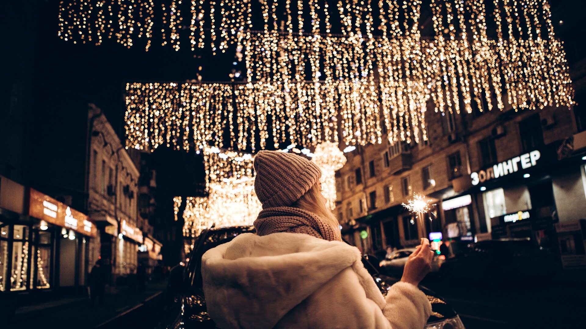 natal, luzes, inverno