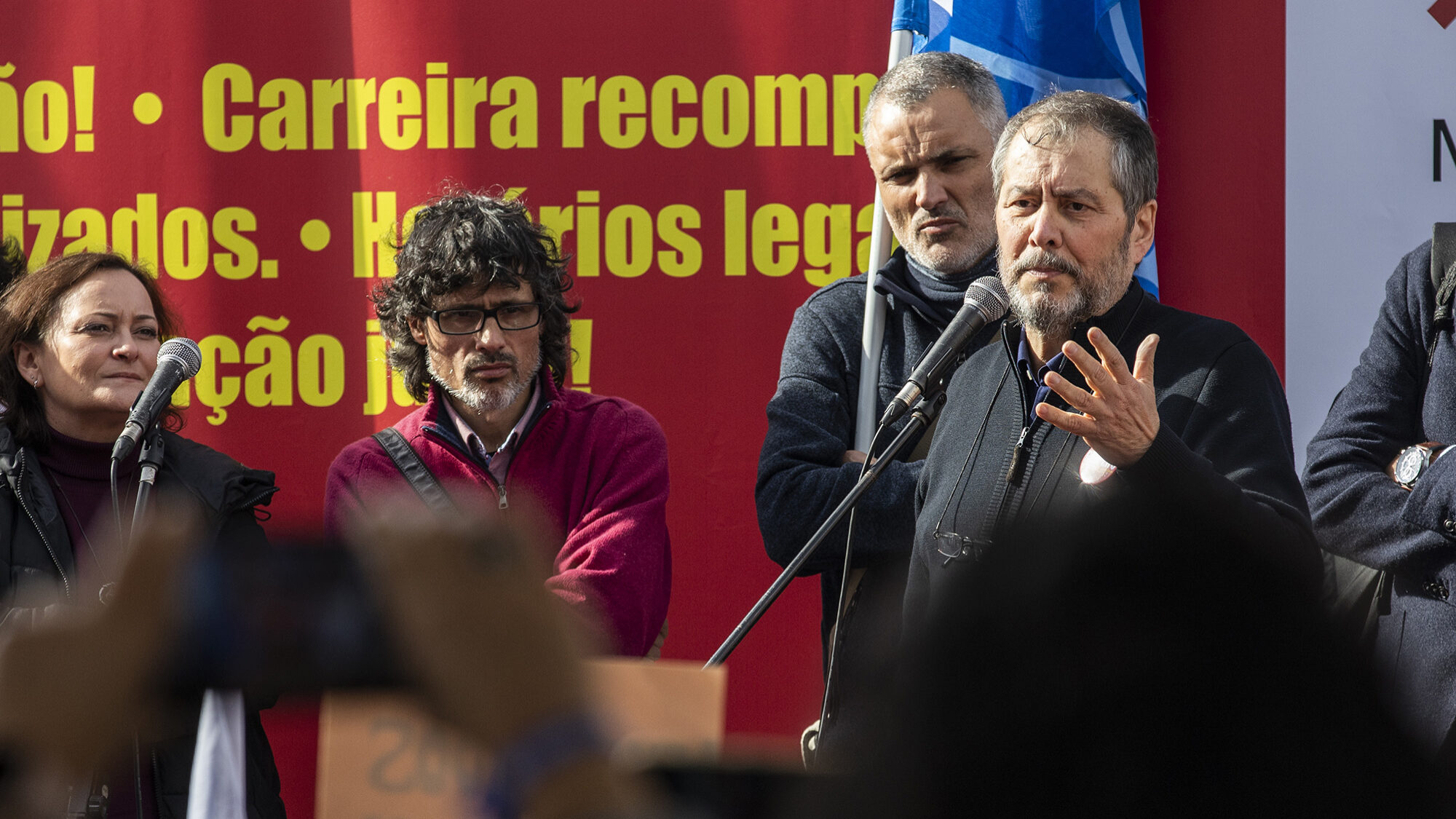 Manifestação de professores em frente ao Ministério da Educação - 20JAN23