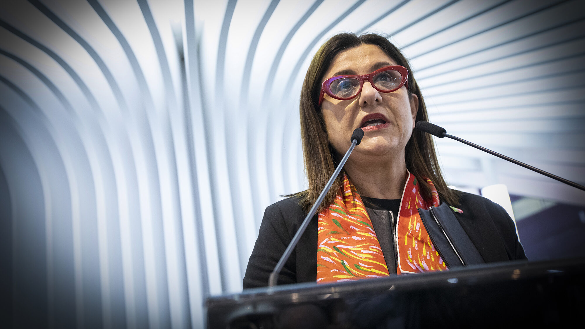 Christine Ourmières-Widener, CEO da TAP, em declarações à imprensa - 02MAR23