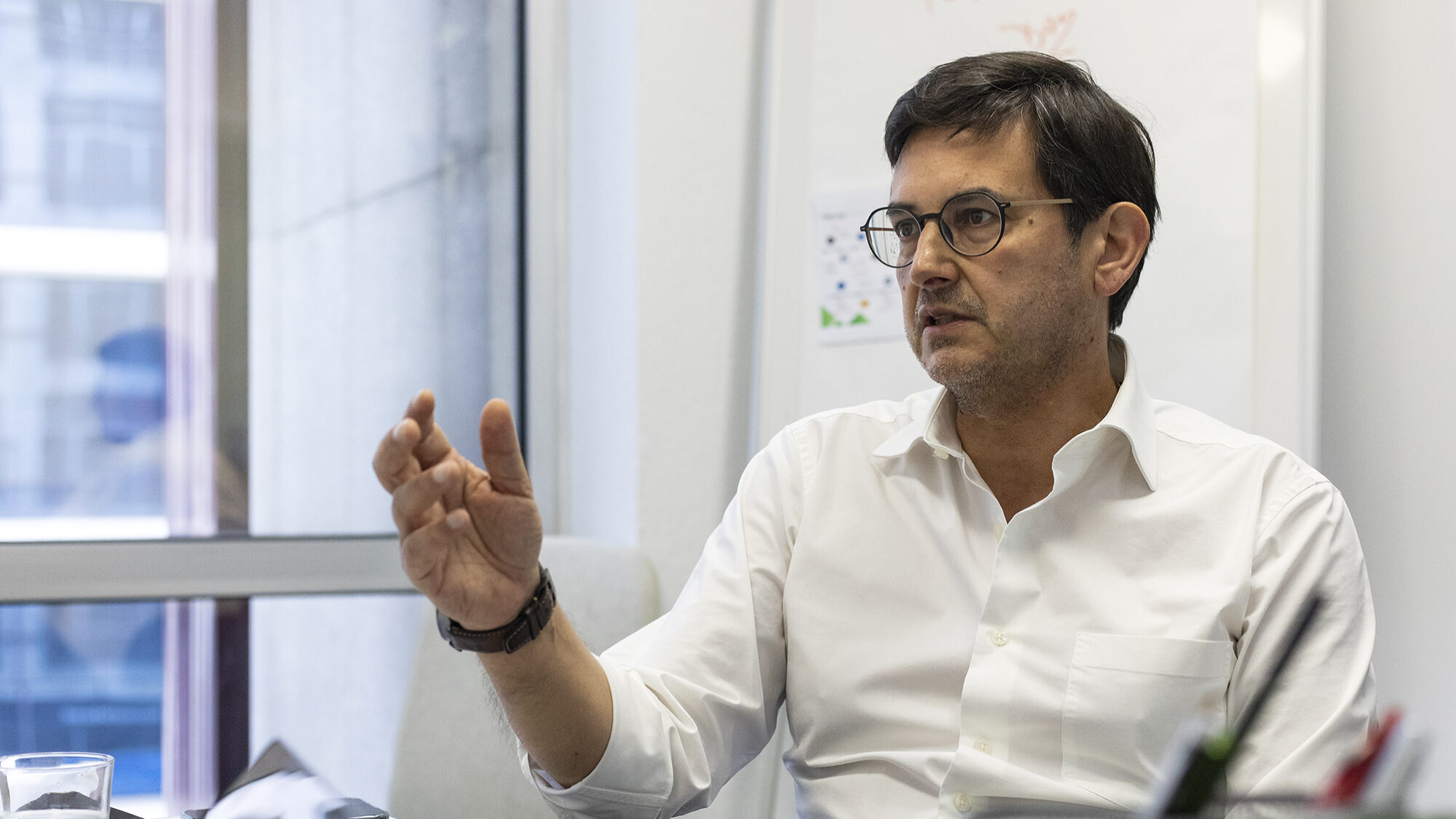 Rui Rocha, presidente da Iniciativa Liberal, em entrevista ao ECO - 28ABR23