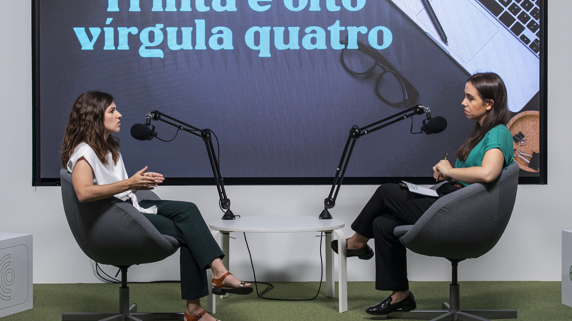 Inês Odila, country manager da Coverflex Portugal, em entrevista ao podcast do ECO "Trinta e oito vírgula quatro" - 13OUT23