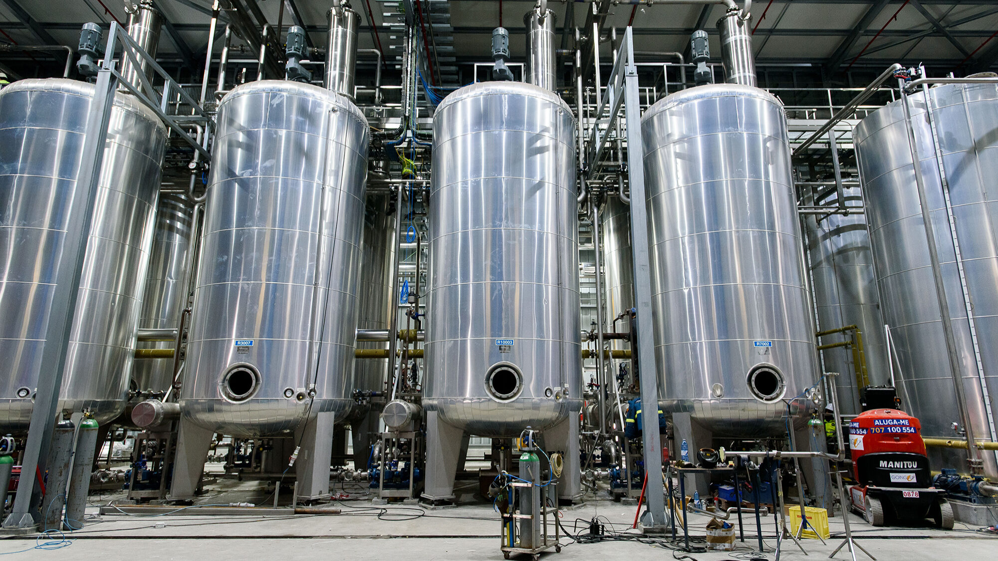 Reportagem na nova fábrica para a produção de biocombustíveis da BioAdvance, na Figueira da Foz - 18JAN24