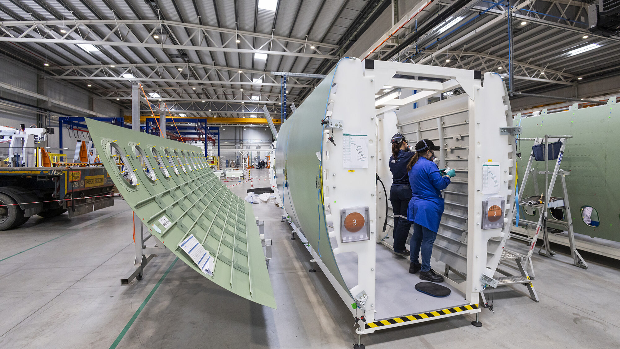 Reportagem na fábrica da Airbus Atlantic em Santo Tirso - 20MAR24