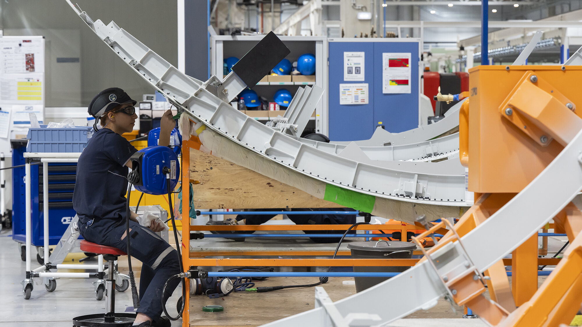 Reportagem na fábrica da Airbus Atlantic em Santo Tirso - 20MAR24