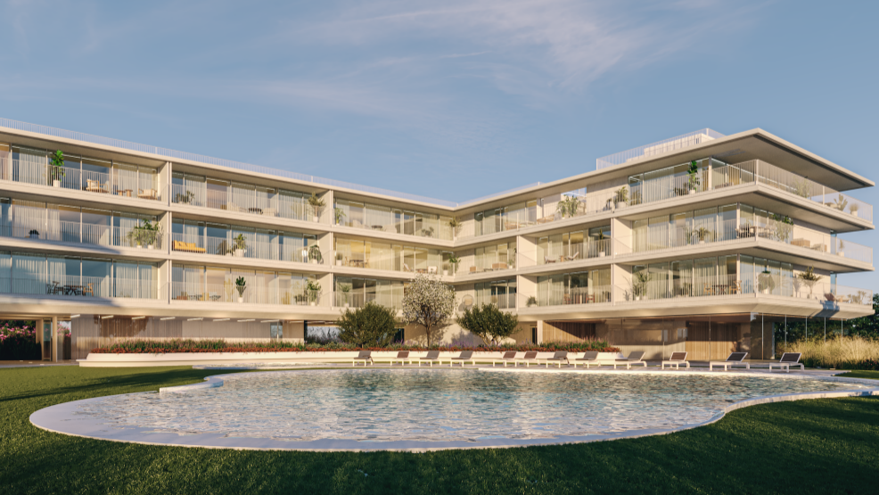 Empreendimento Serenity – Vilamoura, uma obras da construtora Teixeira, Pinto & Soares