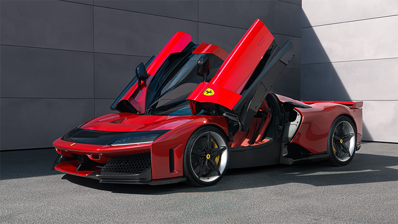 Confessamo-nos, desde já, viciados no configurador do Ferrari F80