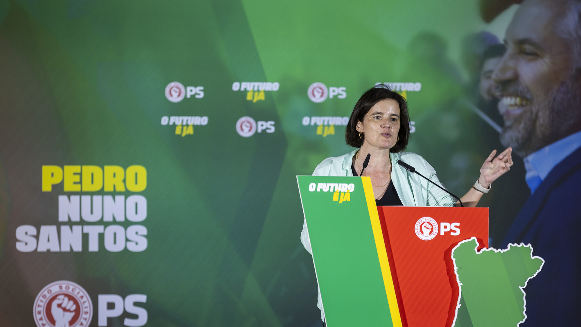 Campanha eleitoral do PS para as Legislativas 2025, em Queluz e Amadora - 13MAI25
