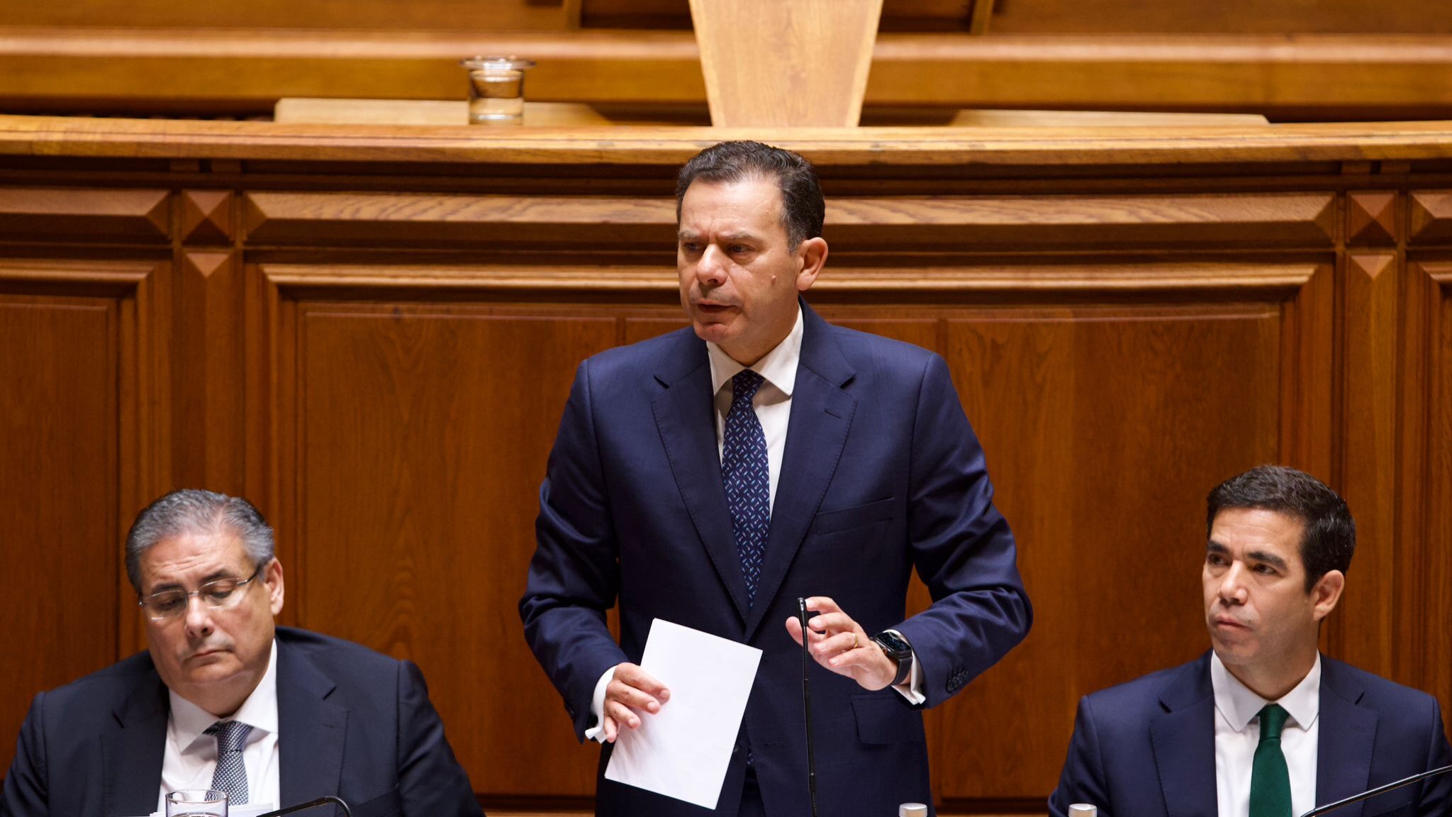 Primeiro-ministro, Luís Montenegro, na apresentação do programa do Governo.