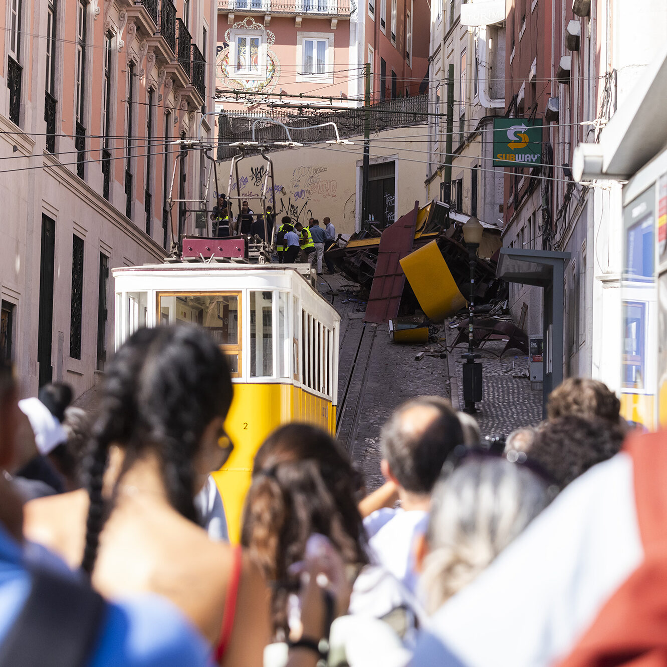 Acidente no Elevador da Glória, em Lisboa - 04SET25