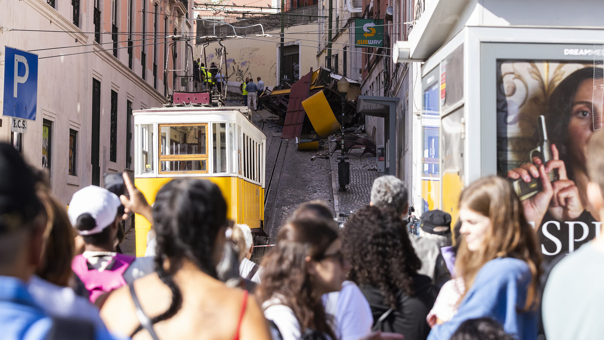 Acidente no Elevador da Glória, em Lisboa - 04SET25