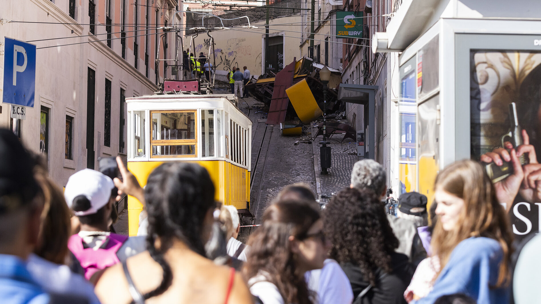 Acidente no Elevador da Glória, em Lisboa - 04SET25