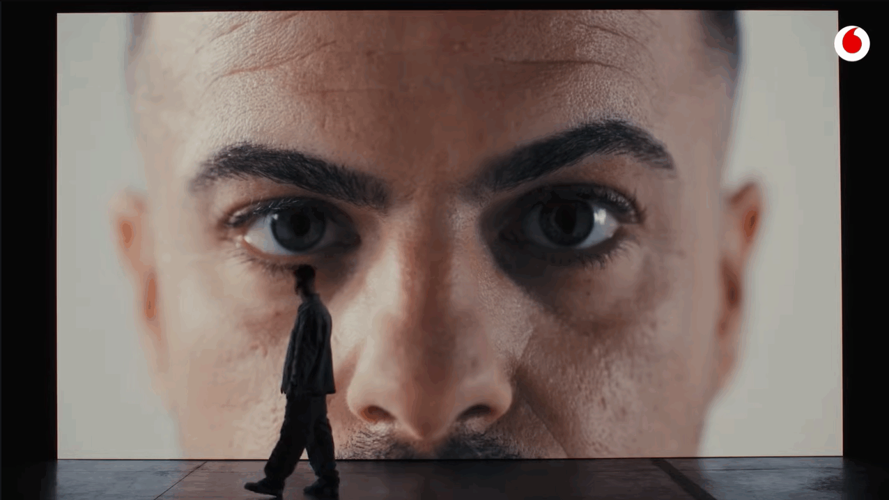 Frame da campanha em vídeo