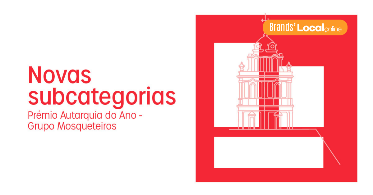 These are the new subcategories for the Municipality of the Year Award – Grupo Mosqueteiros