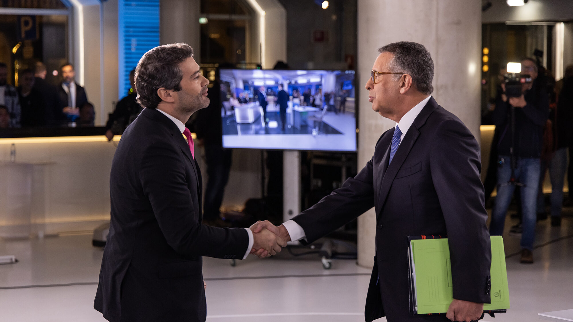 Debate para a segunda volta das eleições presidenciais 2026 entre António José Seguro e André Ventura - 27JAN26