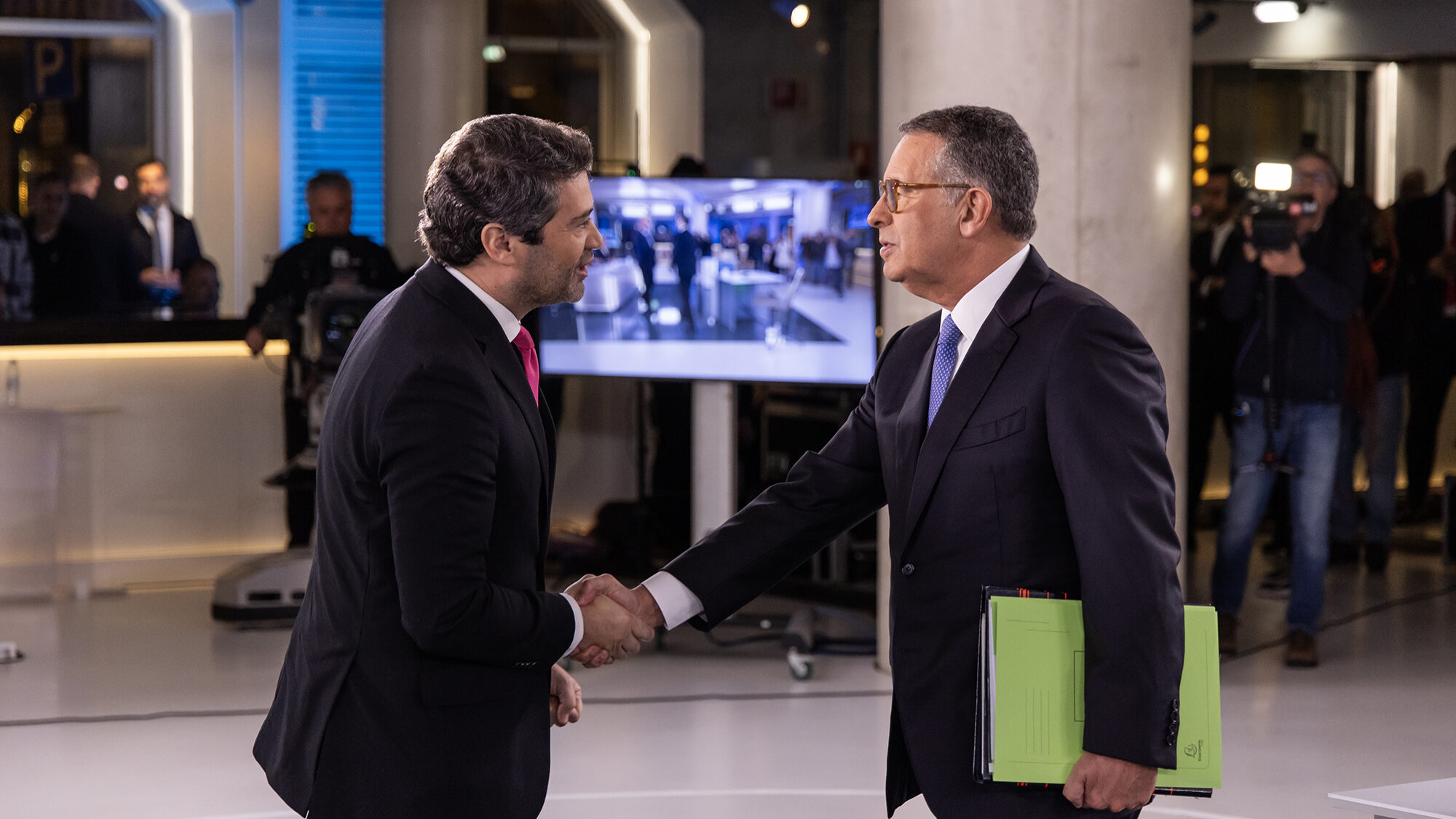 Debate para a segunda volta das eleições presidenciais 2026 entre António José Seguro e André Ventura - 27JAN26