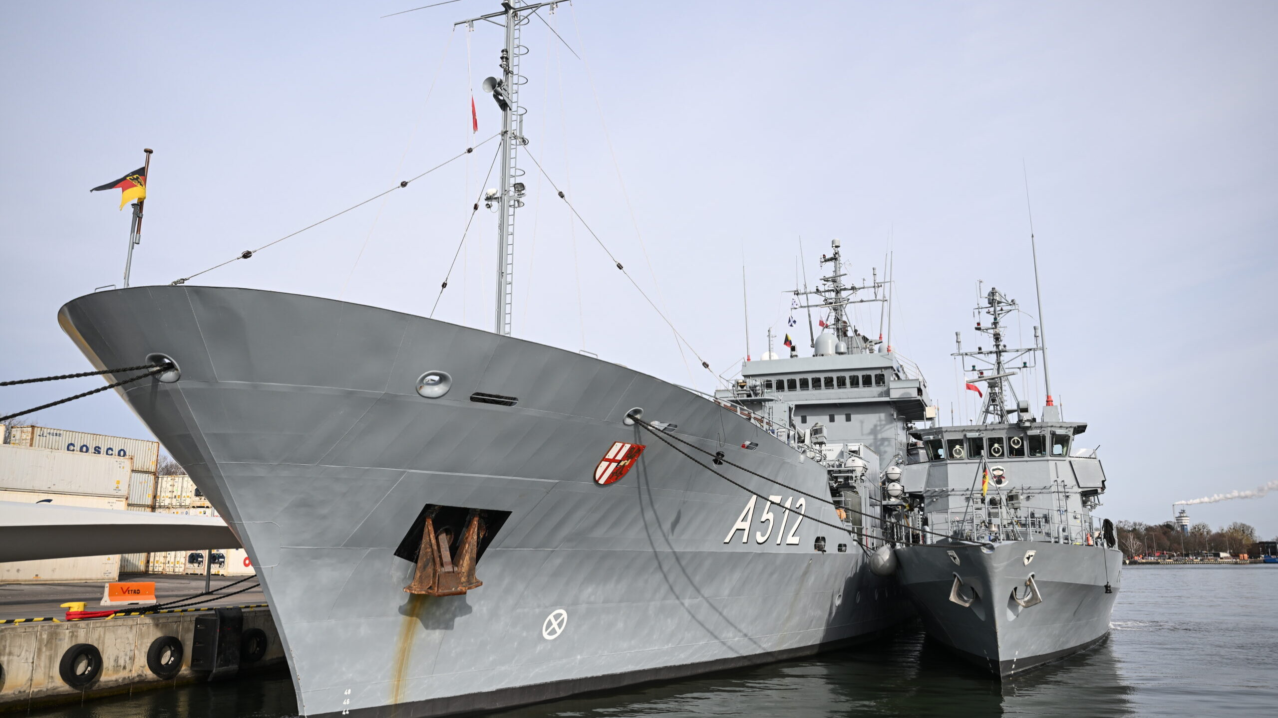 Alemanha retira dois navios militares da região do mar Vermelho