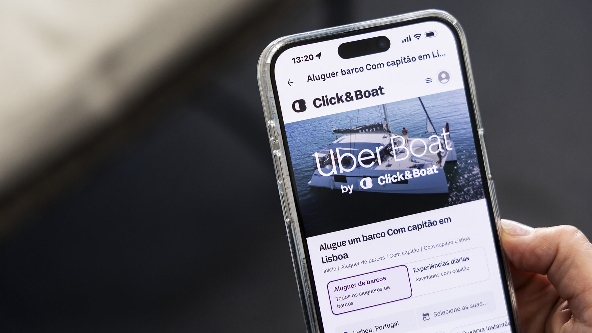Já é possível reservar um barco para passear no Tejo na Uber